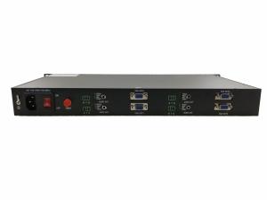 Wholesale 4 CH rack 1080P/60Hz VGA fiber Optic Converter /Uncompressed to Fiber Video Transmission+data,Available OEM/ODM from china suppliers