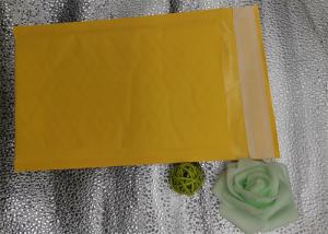 Wholesale Yellow Kraft Paper Padded Envelope Bag , Wrap Bubble Mailers Bags from china suppliers