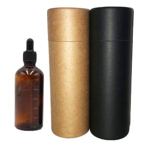 Wholesale Black 155mm Height Carton Tube Packaging For Makeup from china suppliers