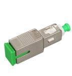 SC APC Fiber Optic Attenuator Zirconia Ceramic Low Insertion Loss