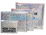Cosmetic Makeup Bubble Slider Zipper Bags, Zip Padded Pouch For Beauty, Skin