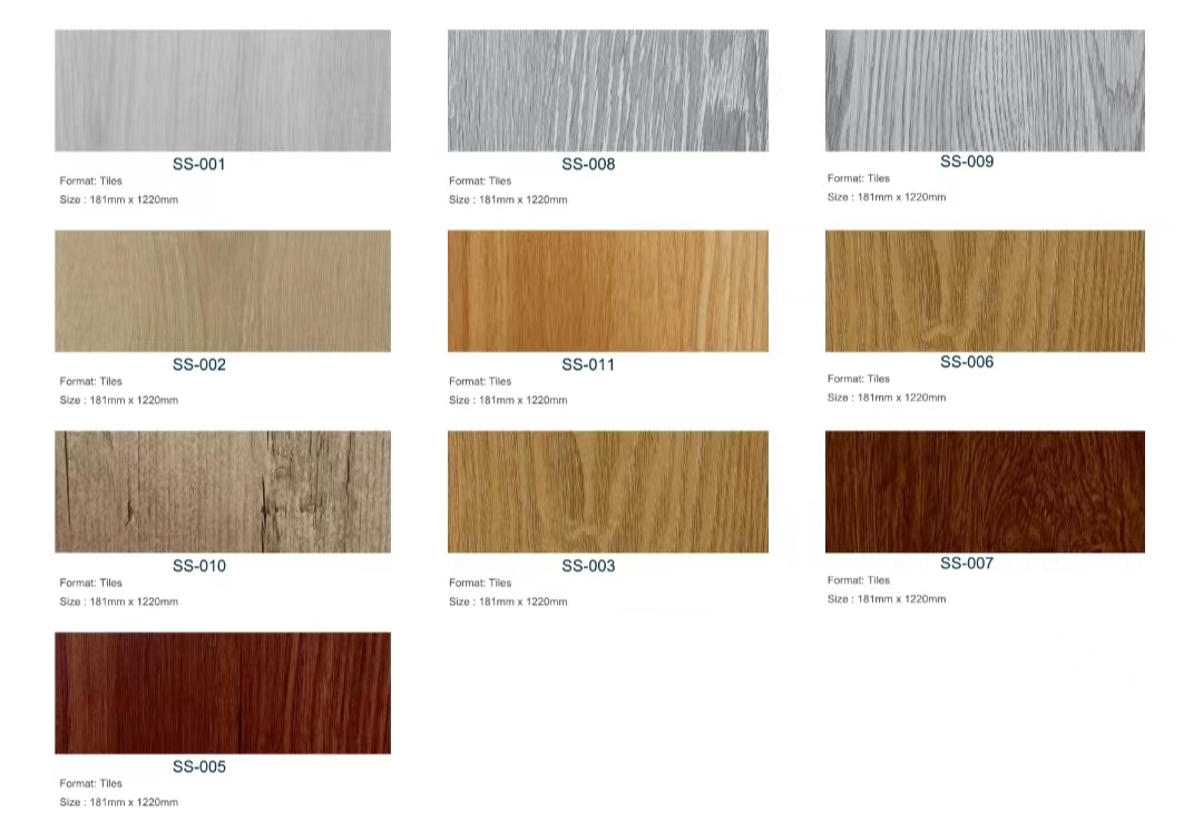 5mm 7mm SPC Waterproof Vinyl Flooring Click Lock Relle Flooring