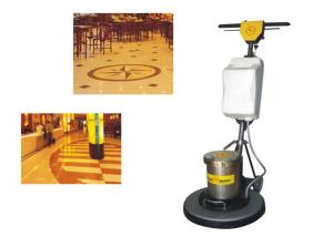 Wholesale Iron Handle 18” Lightweight Single Disc Floor Scrubber for hospital / supermarket from china suppliers