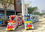 Sightseeing Trackless Kiddie Train Electric Mall Train Environment Friendly