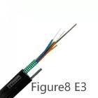 Gytc8AS Figure 8 Fiber Optic Cable 2-144 Core PE jacket SM armoured Overhead