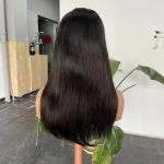 Straight Front HD Lace Glueless Wig Pre Cut Human Hair Ready To Go 10A
