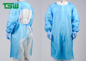 Wholesale Hospital Disposable Apron CPE Gown With Thumb Hook from china suppliers