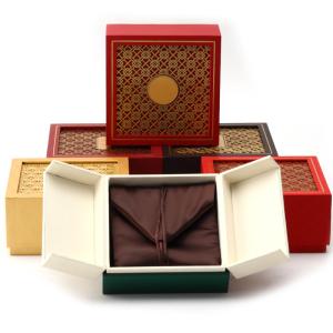 Wholesale Ancient Style Cardboard Paper Jewelry Packaging Box with Textured Decor from china suppliers