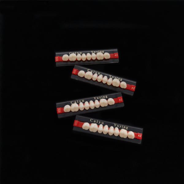 CE ISO High Durability Dental Acrylic Resin Teeth Dentadura Posteriors Upper