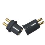 Male And Female Spring Loaded Connector 2 Pin Solder Cup Connectors