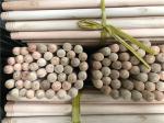 Cleaning Floors 220g Moisture 8% Wooden Mop Handles