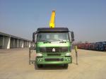 12 Tons XCMG Truck Mounted Telescopic Crane , Howo 10 Wheel High Up Truck