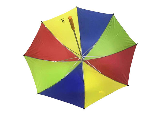 Personalized Light Compact Golf Umbrella Rainbow Color Strong Sturdy