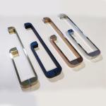 Copper Frameless Glass Door Handles Erosion Resistant Easy To Install