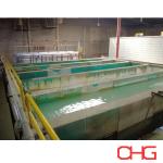 Customized Dipping Pretreatment Tank For Aluminum Profiles Powder Coating Line