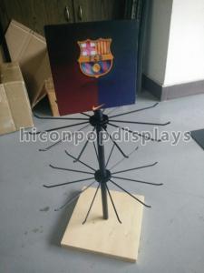 Wholesale Novelty Keychain Display Rack Stand Table Top With Logo Printed from china suppliers