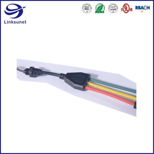 IP67 Waterproof Connectors XXX-Y Type Line One Out Of Three For LED