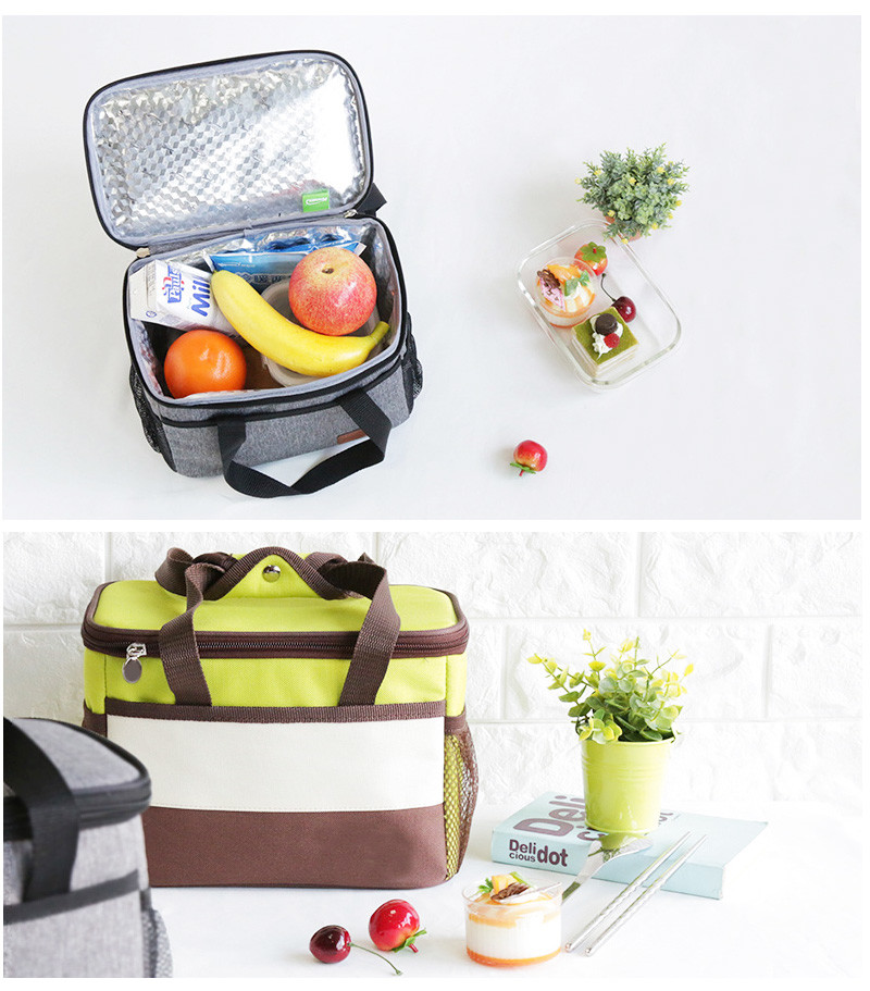 Waterproof Picnic Mesh Insulated Lunch Cooler Bags