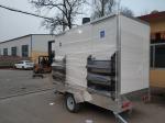 Two-Stall roadable Good Fittings Customized Toilet Movable Trailer Shower Toilet