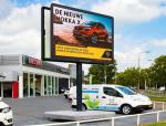 Outdoor fixed install led screen outdoor p8 960x960mm cabinet smd full color