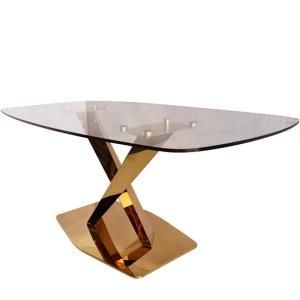 Wholesale Stainless Steel Frame Modern Marble Dining Room Table Luxury Dinning Table Set from china suppliers