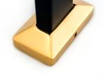 Gold Painting Bathroom Fittings Toilet Brush Holder For Hotel / Family Bathroom