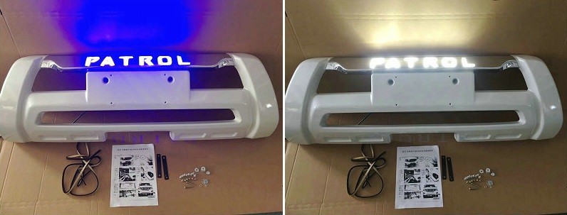 Nissan 2016 New Patrol Bumper Protector Front Guard With LED Light or Not