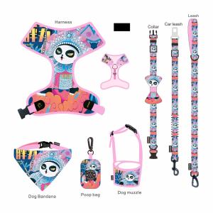 Wholesale 7 Pieces Outdoor Dog Accessories Ajustable Ribbons Decoration from china suppliers