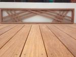 outdoor balcony wood flooring - teak