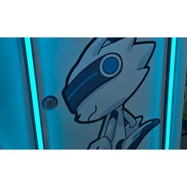 Claw Machine With Strobe Lighting Effects Glass Prize Display Shelves Arcade Grabber Machine For Sale