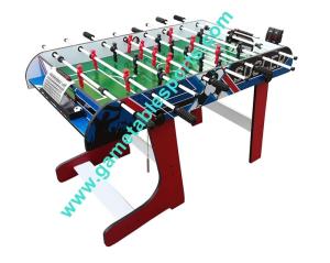 Wholesale 4 FT Folding Soccer Table Wood Foldable Soccer Table For Family Play from china suppliers