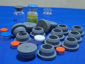 Wholesale 13mm 20mm 28mm Pharmaceutical Grade Silicone Borominated Rubber Stopper for Glass lyophilized Injection Vial from china suppliers