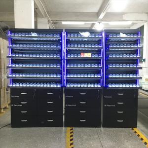 Wholesale Satom Customized Size &amp; Shelves Metal Cigarettes Display Cabinet Stand With Door from china suppliers