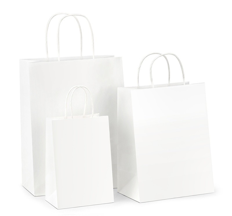 Eco Friendly Kraft Paper Bags For Bakery Goods / Takeaway / Fast Food