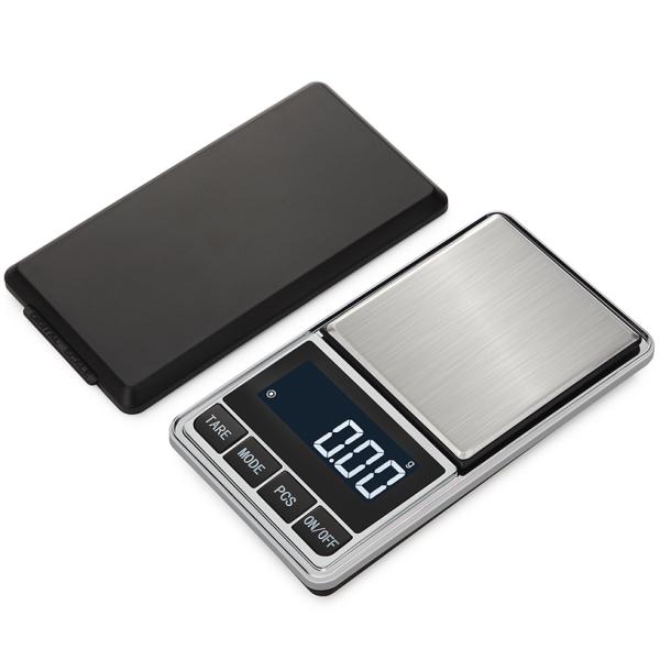 ABS Plastic Stainless Steel Digital Pocket Scale WITH LID 500g 300g Digital Mini Jewelry Scale 0.01g Portable Electronics