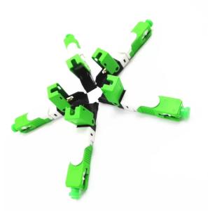 Wholesale Green ESC250d Single Mode SC Connector 3x2mm Fiber Optic Fast Connector from china suppliers