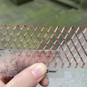 Wholesale Lightning Protection Expanded Metal Mesh Pure Copper Micro Hole Diamond from china suppliers