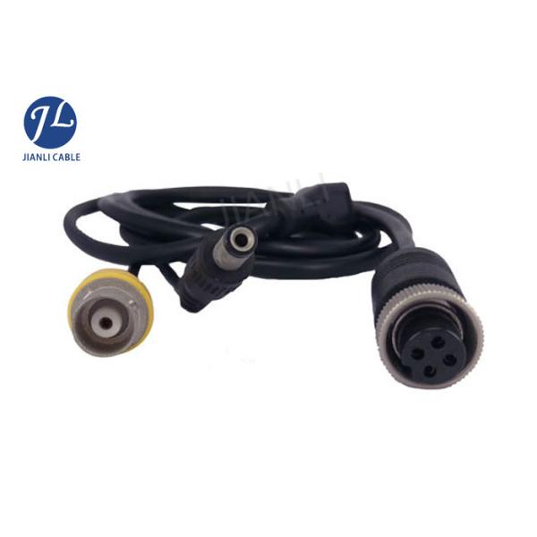 4 Pin Aviation Cable Connect Dc And Bnc Cable For Cctv Security Camera
