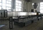 Pet Flake Pelletizing Twin Screw Extruder Machine 1000-1500kg/H 9 Heating Zones