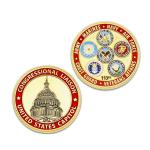 Heart Shaped Engraved Custom Wedding Coin Gold SGS ODM Plating Polishing