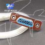 J30J SERIES MICRO-D Connectors,J30J-15TJL L=200 ,J30J SERIES TWISTED PIN MICRO