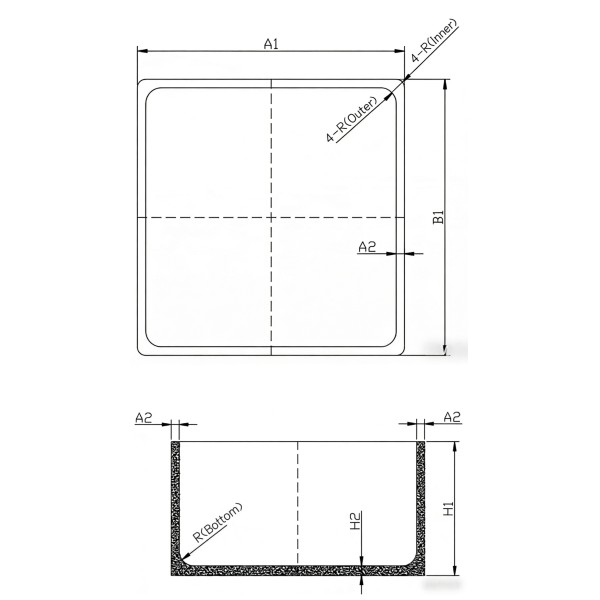 High Temperature Industrial Graphite Crucible For Lithium Battery Material Processing