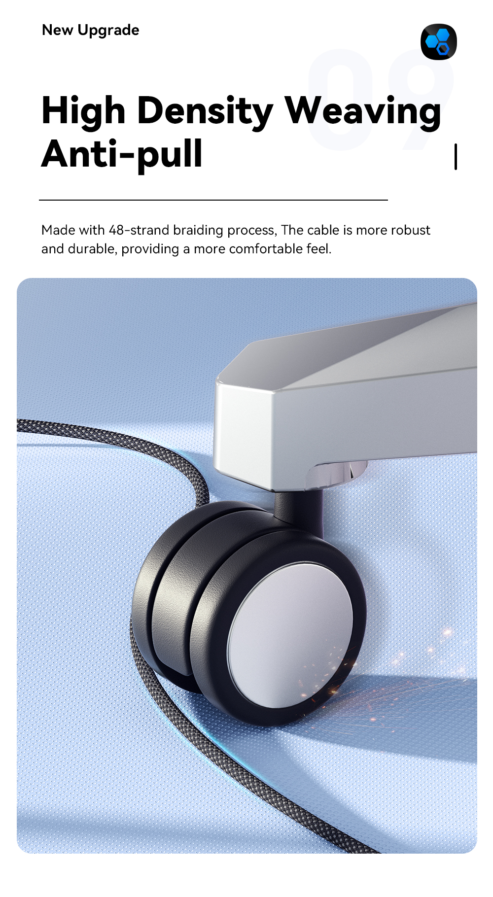 ESSAGER ES-X53 Series 100W USB C to USB C Magnetic Charging Cable