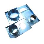 Galvanised Steel Sliding Duct Dampers Collector Blast Gate From80mm To 300mm