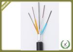 Outdoor Stranded Loose Tube Fiber Optic Cable GYTA Aluminum Polyethylene