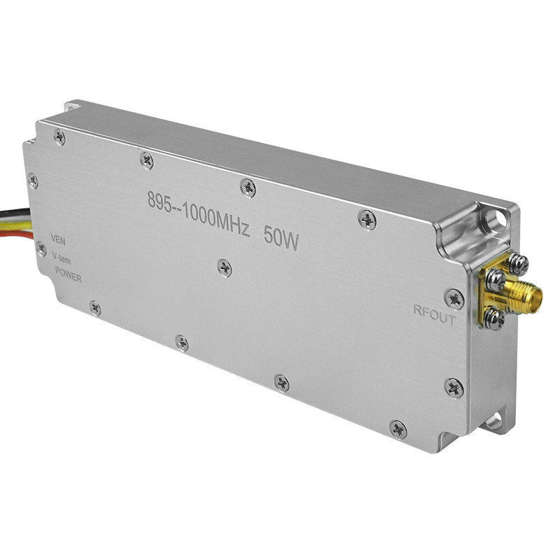 50W Temp Controlled Jammer Module for Drone Defense Wide Band 433MHZ 1.2G 2.4G 5.2G