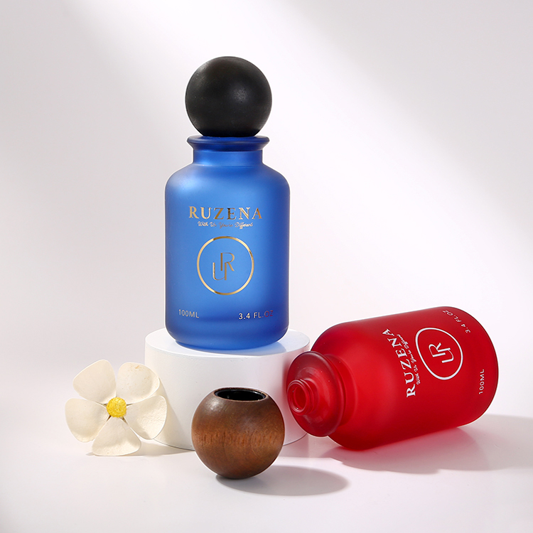 Unique Design 30ml 50ml 100ml Round Small Custom Refillable Empty Spray Glass Perfume Packaging Bottle with Box Luxury