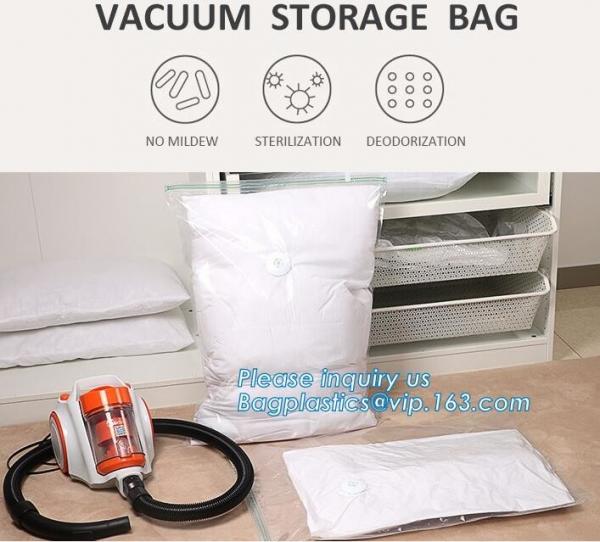 sealed storage tote for bedding, self seal storage bag, clothing compress bag for travel, vacuum storage bag set, plasti
