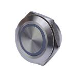 Push button switch 22mm flattest metal Momentary waterproof 12V