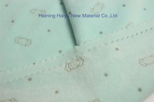 Wholesale Warp Knitted Velour foil printed Carton Animal Minky Fabric for competitive price from china suppliers